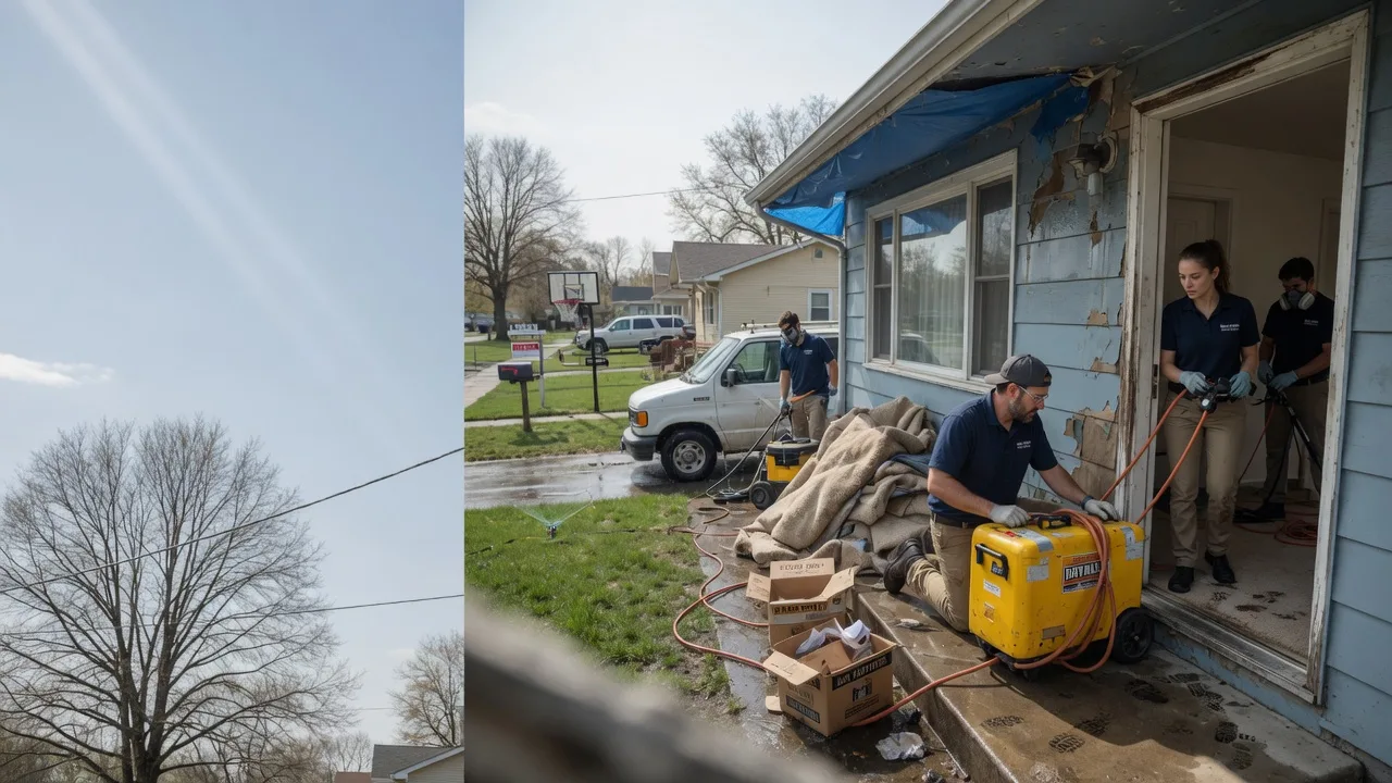 Basement Flood Cleanup in Northrop, MN near me